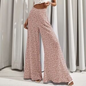 LUUKSE wide leg ditsy floral pants size S